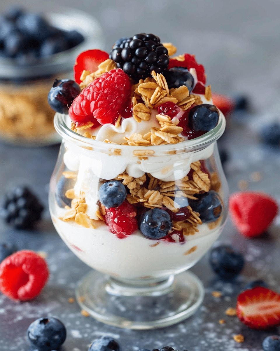 Fruit and Yogurt Parfait
