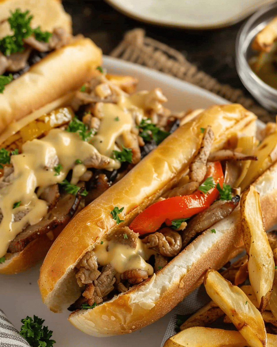 Philly Cheesesteak Sandwiches