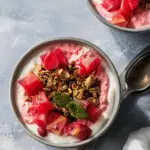 Rhubarb Yogurt Bowl
