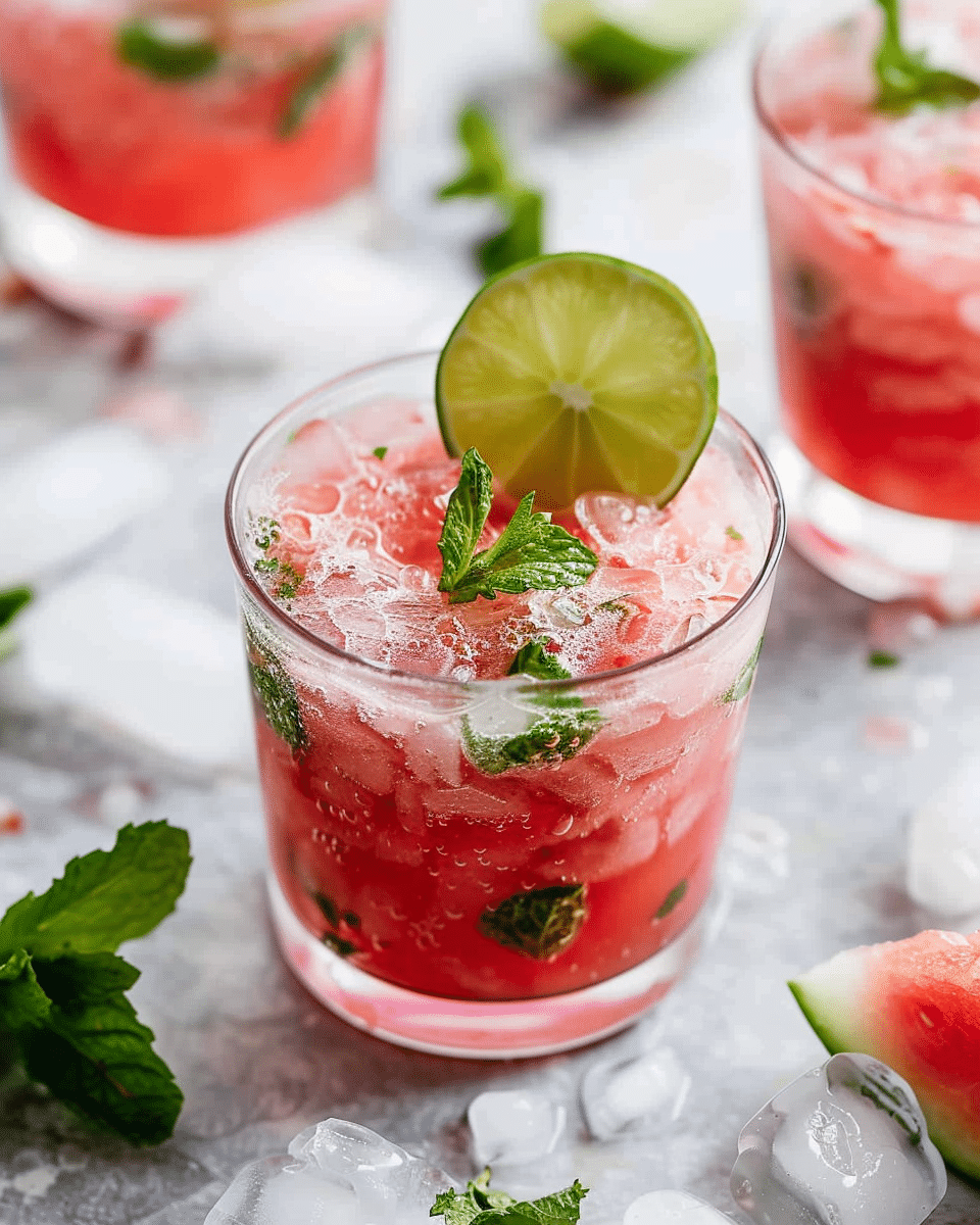 Watermelon Mojito Mocktail