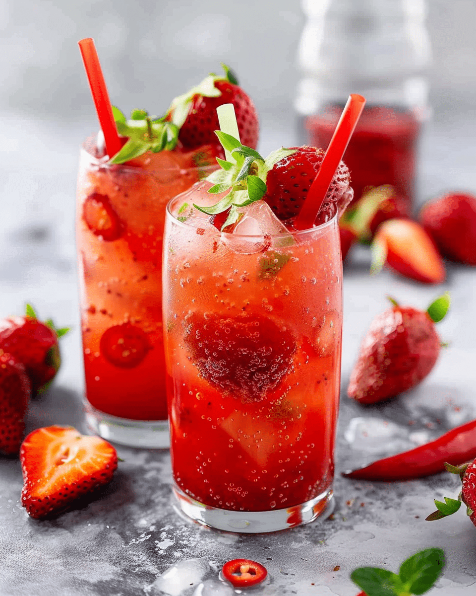 Strawberry Agua Fresca with Chili