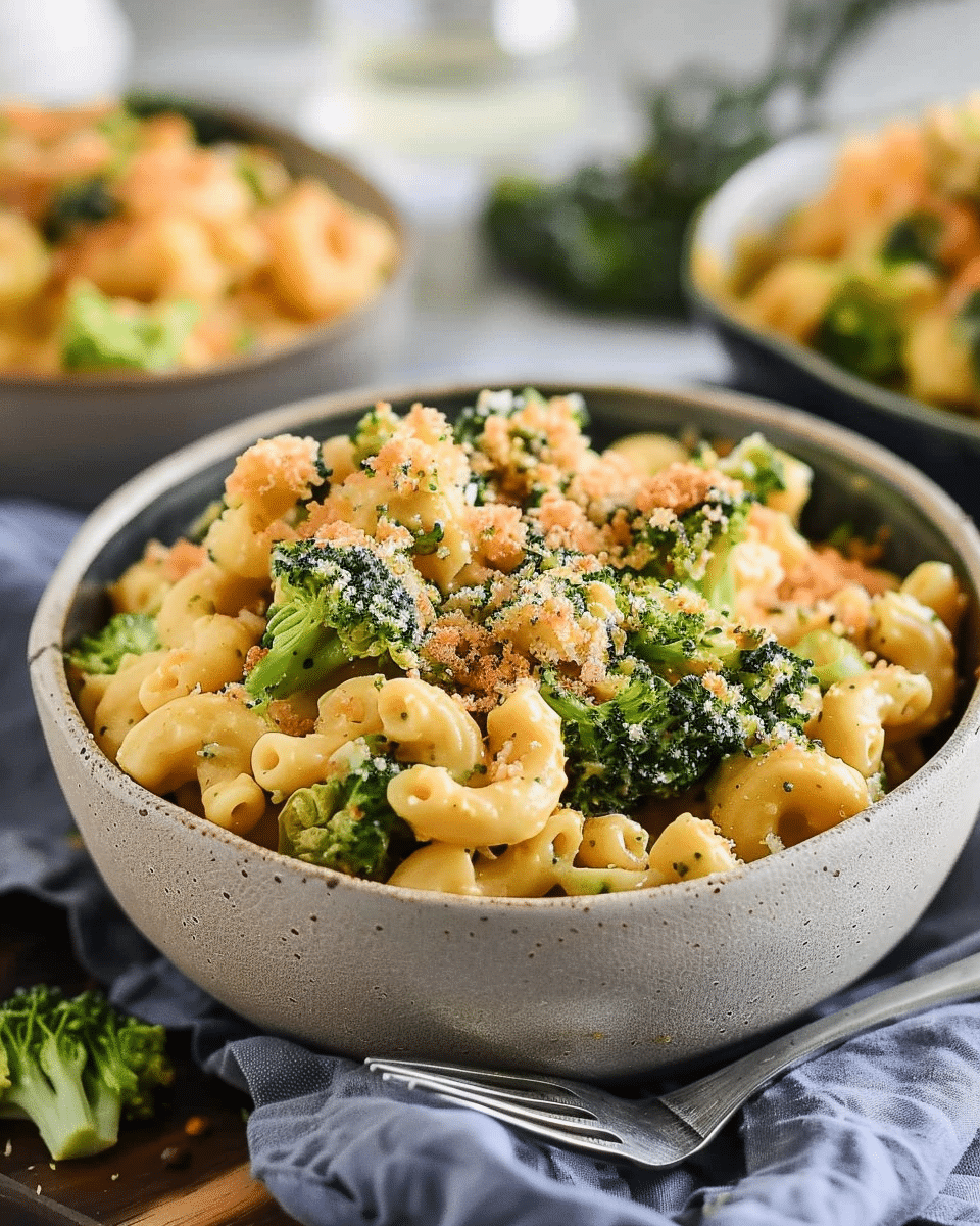 Vegan Broccoli Mac and Cheese