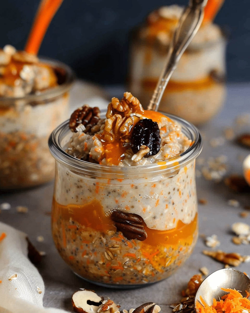 Carrot Cake Overnight Oats