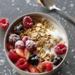 Cereal with Milk and Fruits