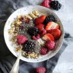 Chia Oatmeal Breakfast Bowl