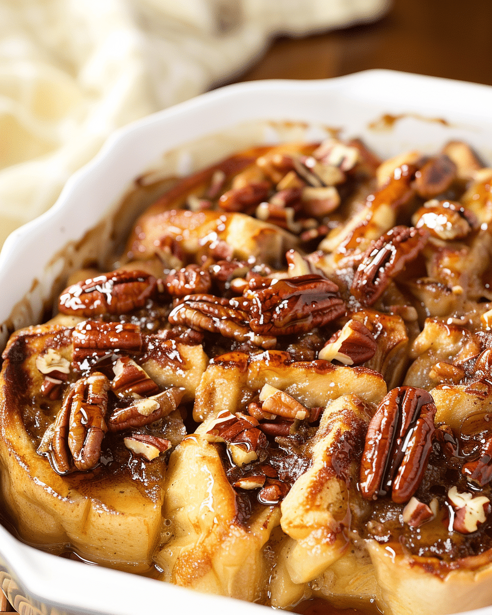 Pecan Praline French Toast Casserole