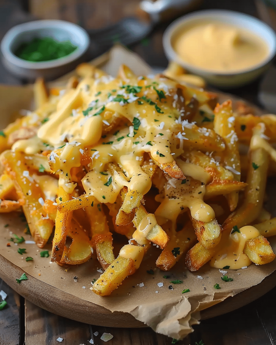 Cheesy Garlic Fries