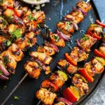 Easy BBQ Chicken Kebabs