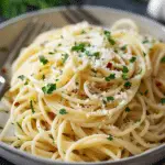 Parmesan Garlic Spaghetti with Red Pepper Flakes