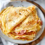 Savory Crepes with Cheese