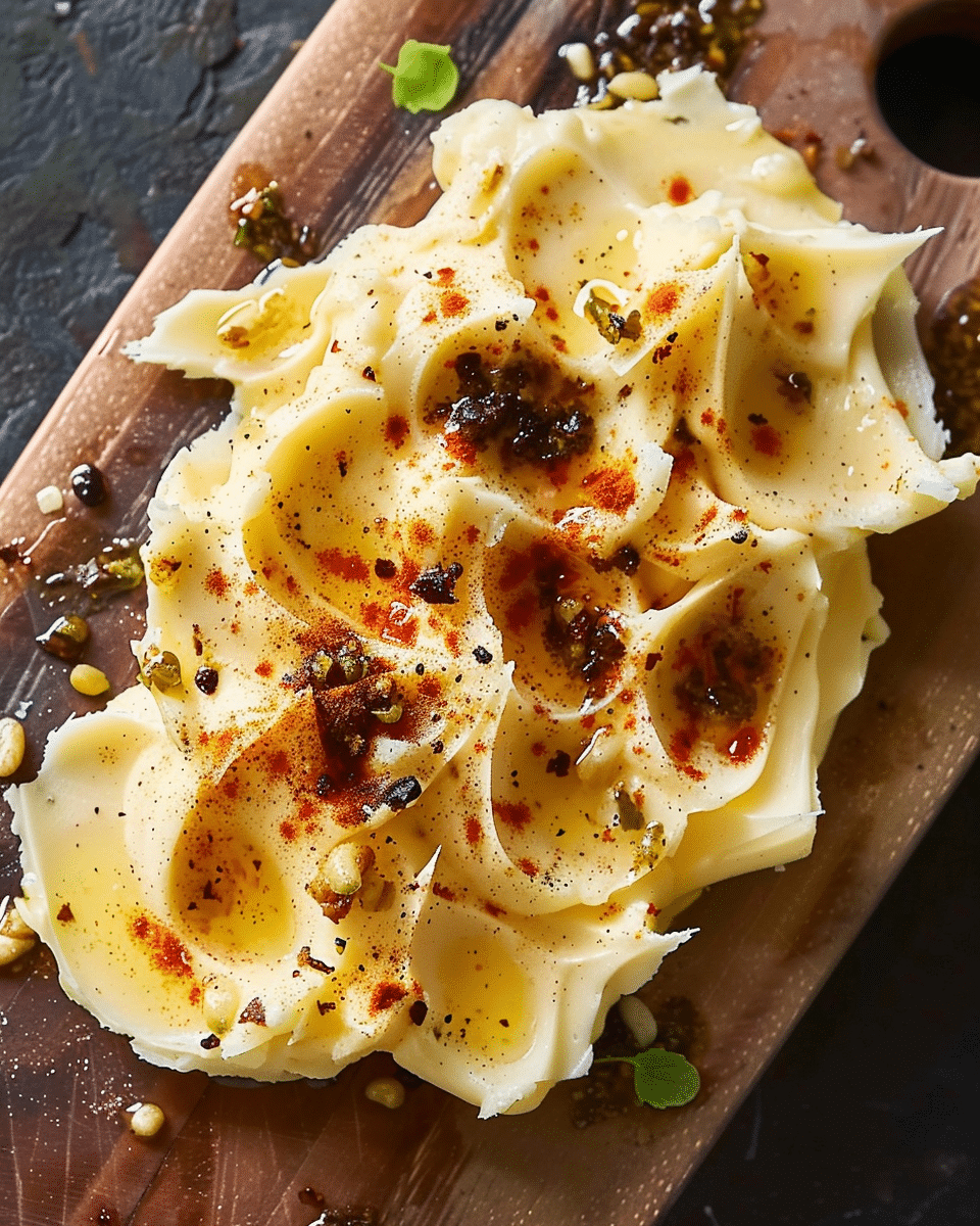 Sweet and Spicy Butter Board