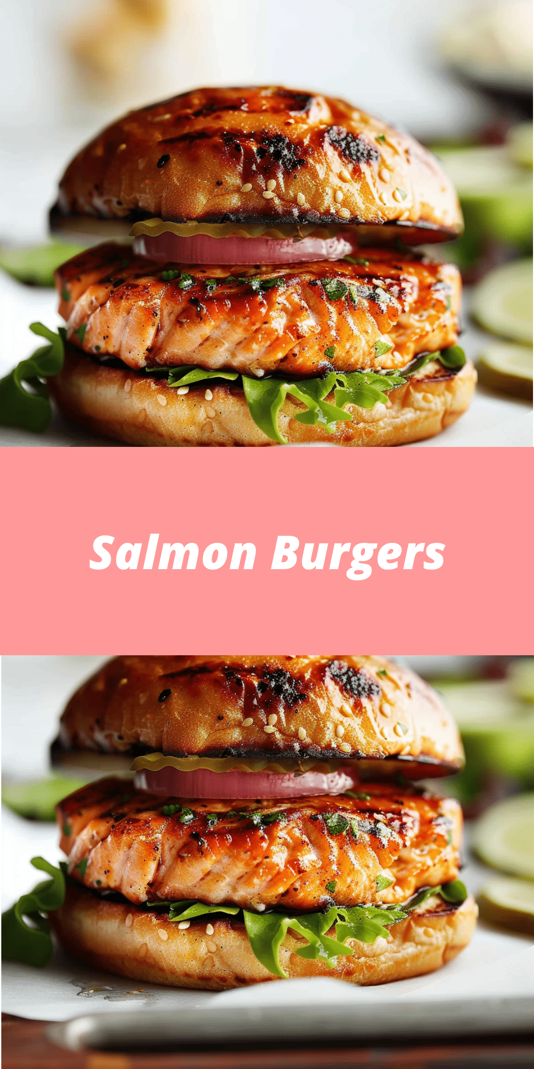 Salmon Burgers | TheFamilyCooking