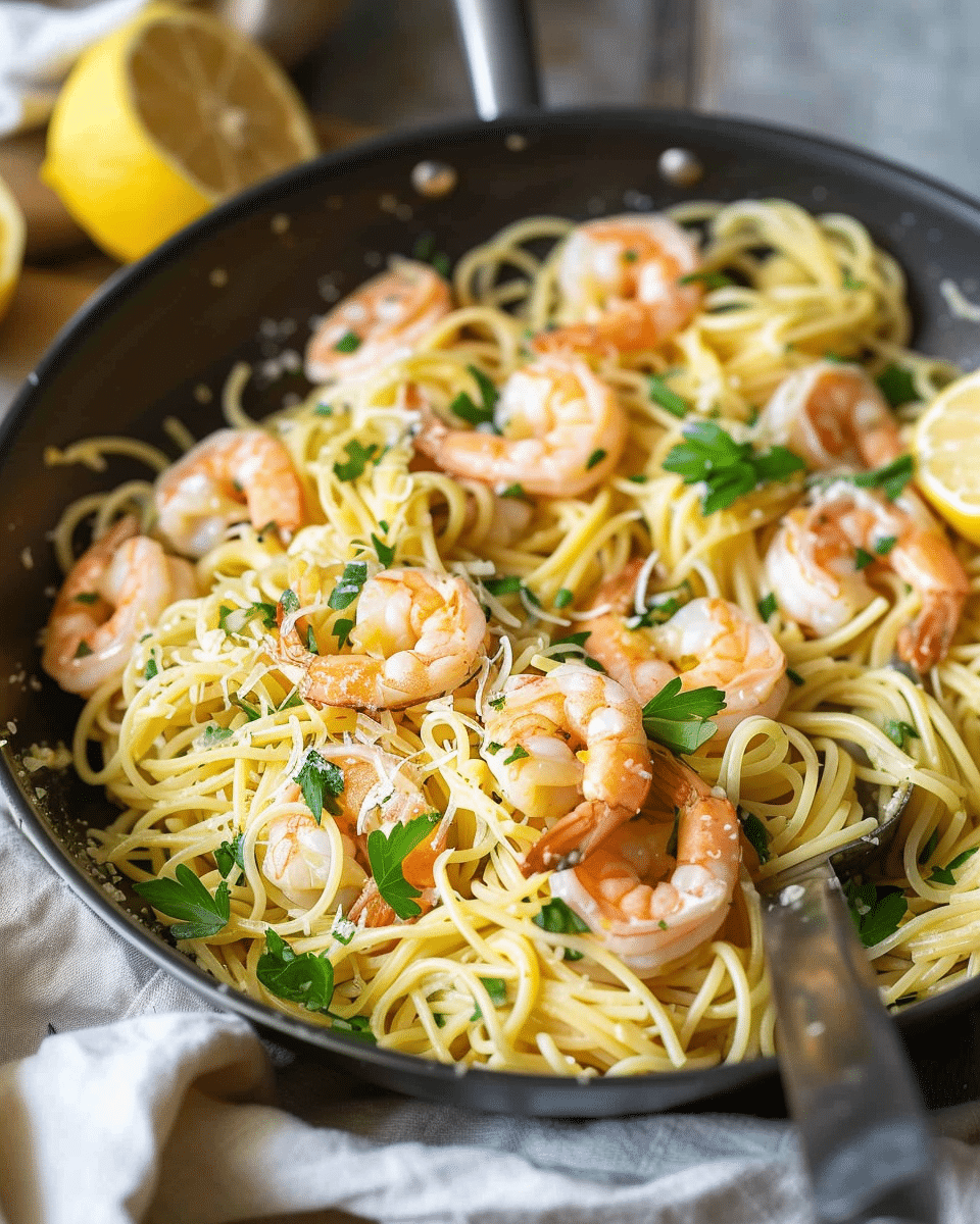 Shrimp Scampi Pasta