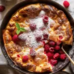 Smashed Raspberry Dutch Baby