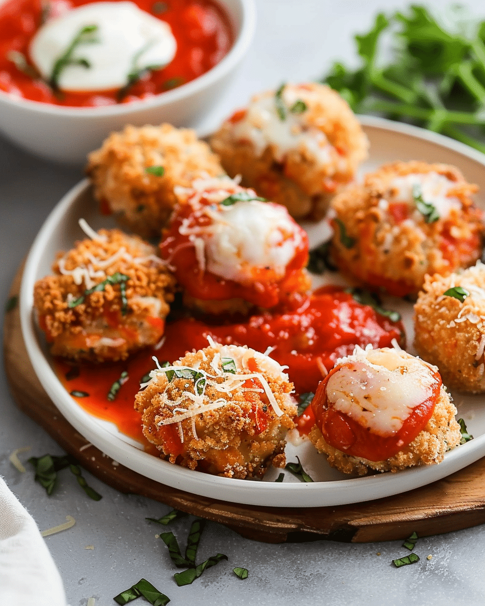 Chicken Parmesan Bites