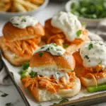 Buffalo Chicken Ranch Sliders