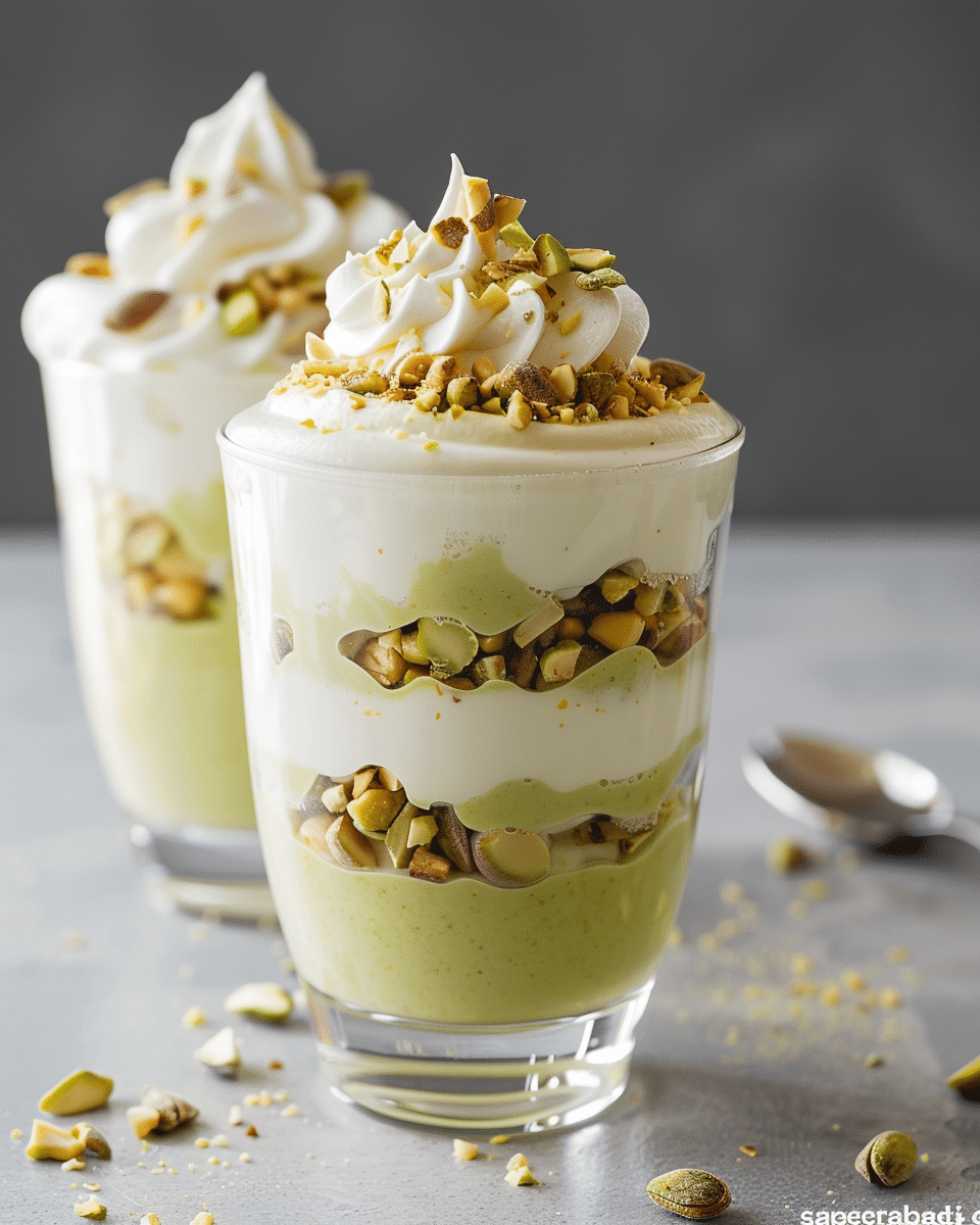 Pistachio Pudding Parfait