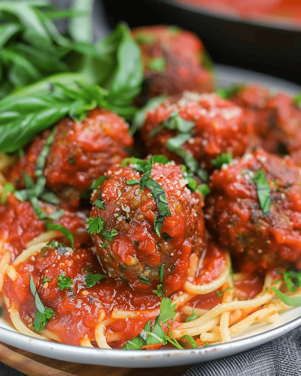 Smoked Meatballs Marinara