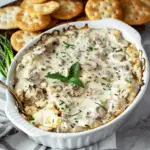 Creamy Baked Mushroom Dip