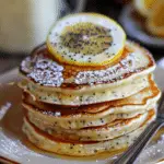 Lemon Ricotta Poppy Seed Pancakes