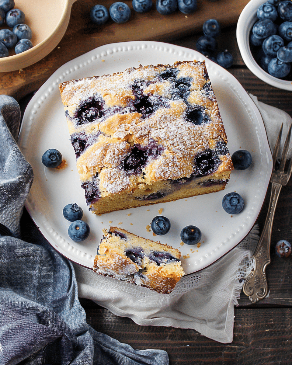 Sweet Blueberry Cornmeal Bread