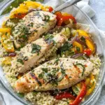 Baked Herb Chicken Breasts with Couscous