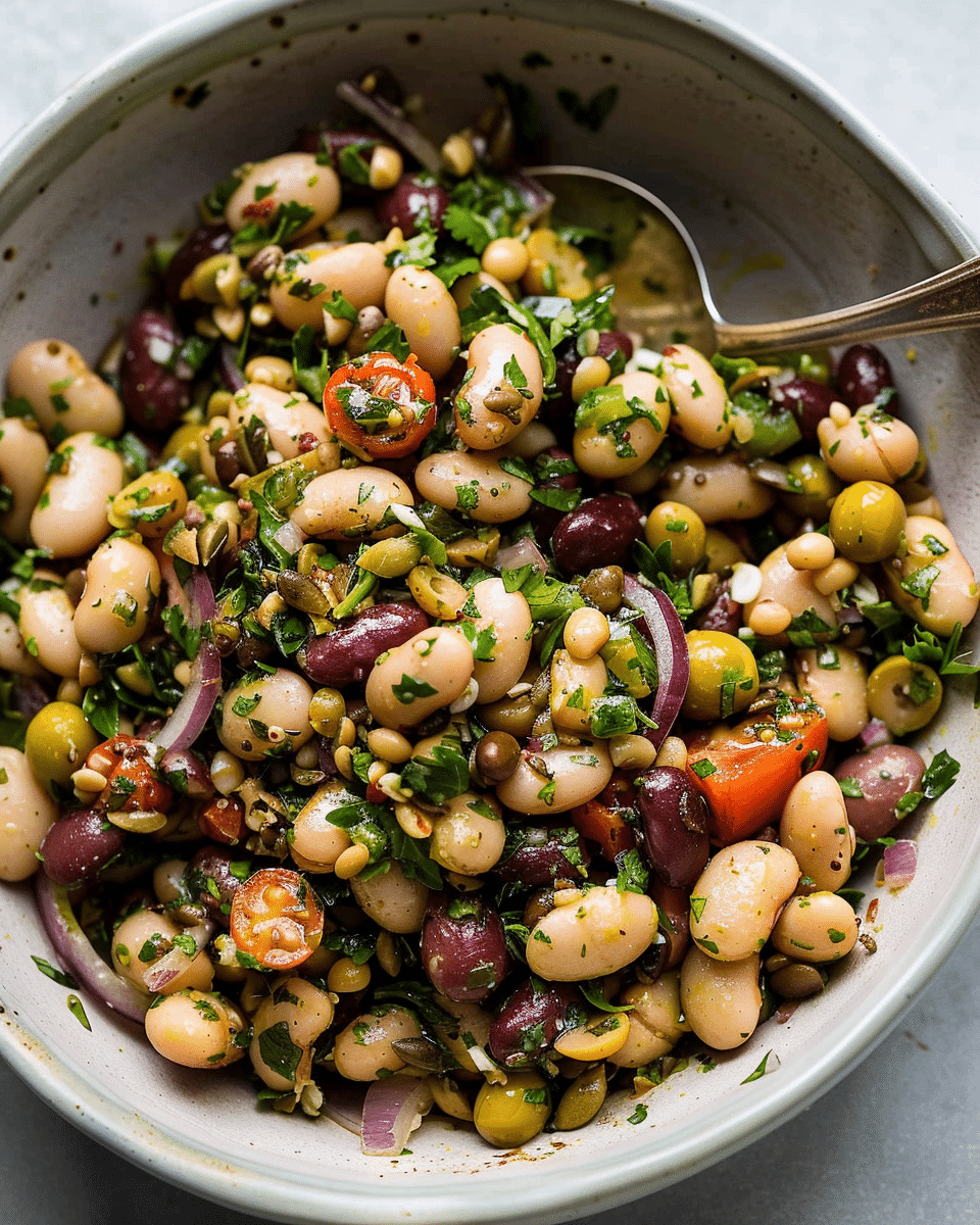 Marinated Za’atar Bean Salad