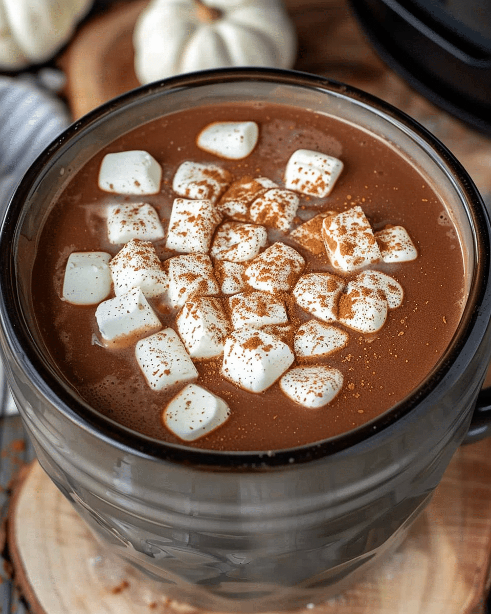 Crock Pot Pumpkin Hot Chocolate