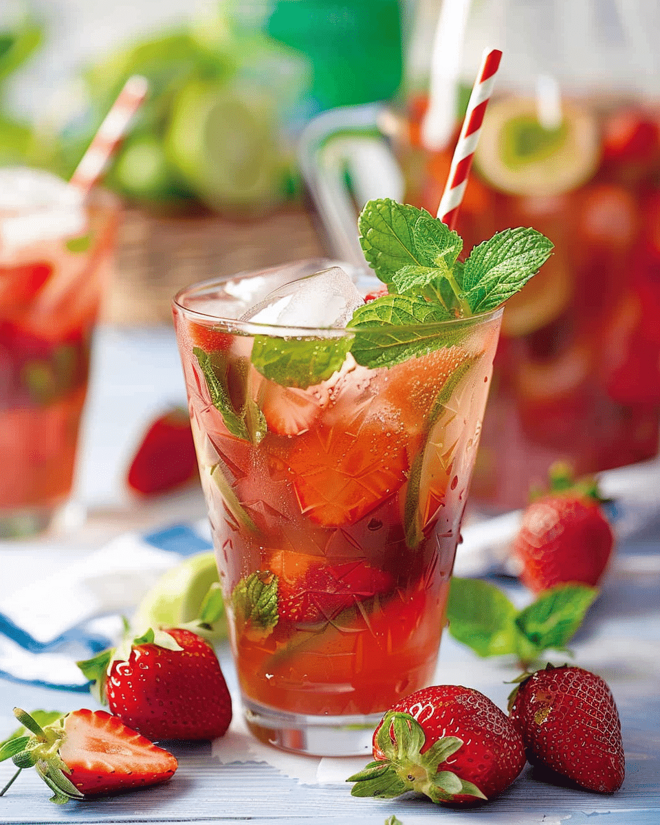 Mermaid Water Mocktail Drink