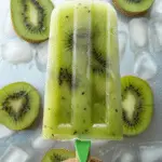 Sweet and Tart Kiwi Popsicles