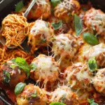Cheesy Baked Chicken Parmesan Meatballs Recipe