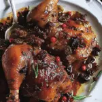 Duck Confit With Spicy Raisins