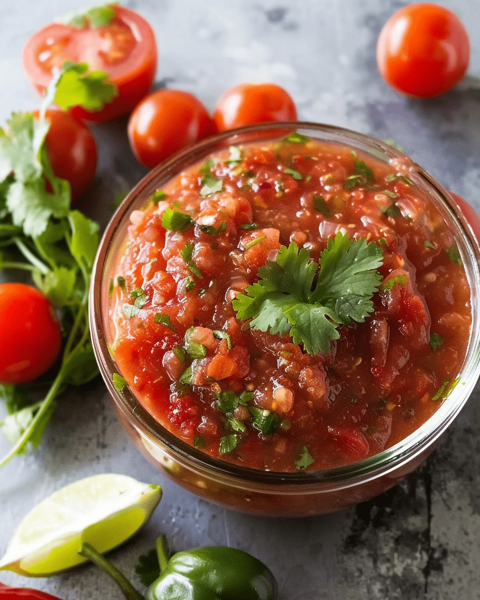 Homemade Blender Salsa
