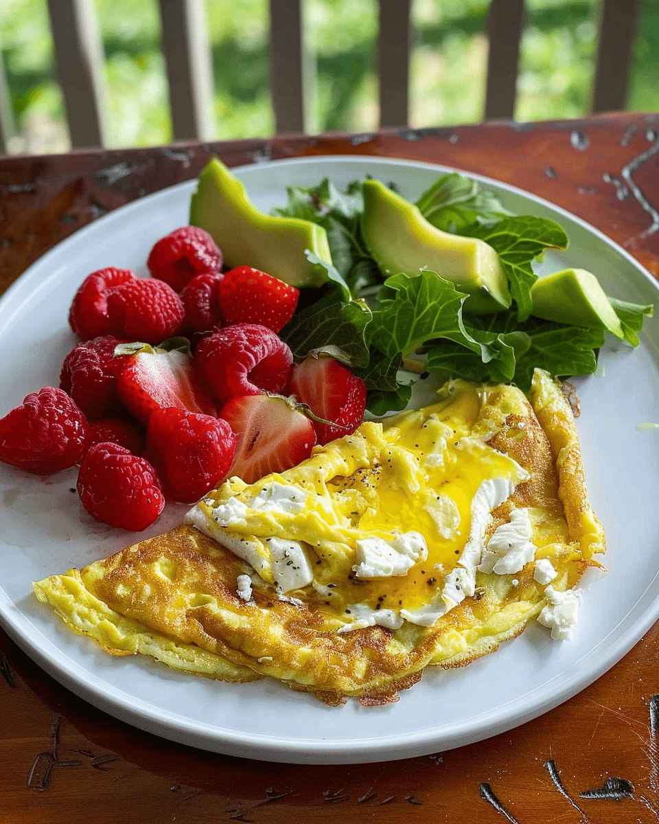 Omelette with Fruit