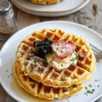 Everything Bagel Buttermilk Waffles