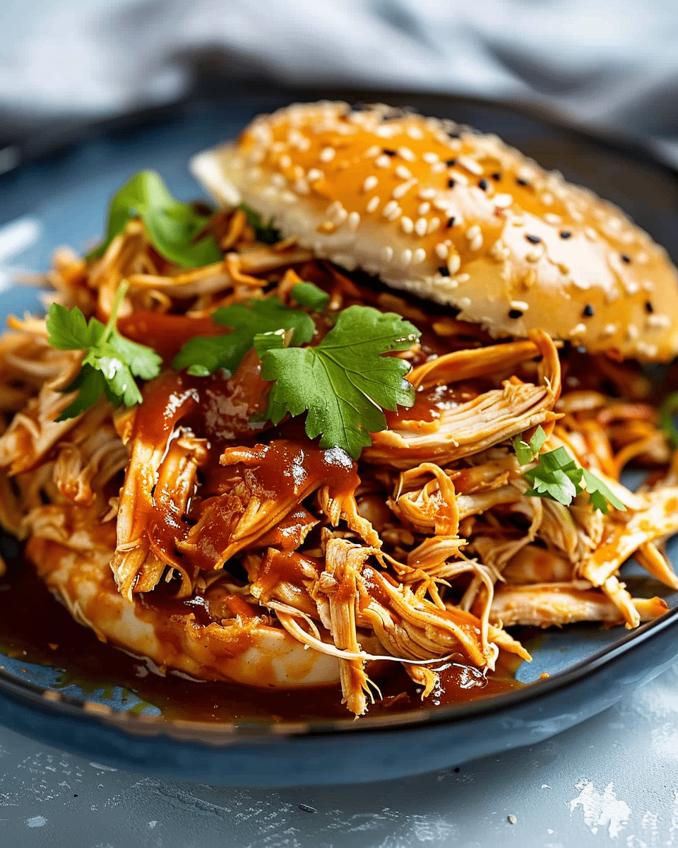 Instant Pot Pulled BBQ Chicken