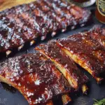 Maple-Bourbon Glazed Ribs