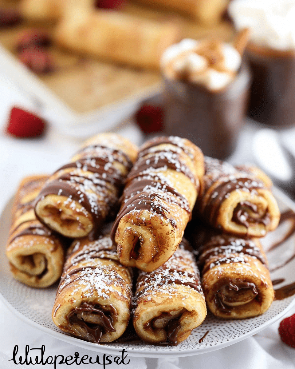 Nutella French Toast Roll-Ups
