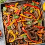 Sheet Pan Steak Fajitas