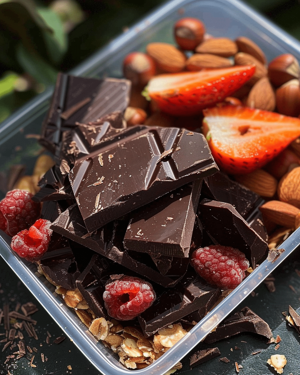 Mix of Dark Chocolate, Fruit and Nuts
