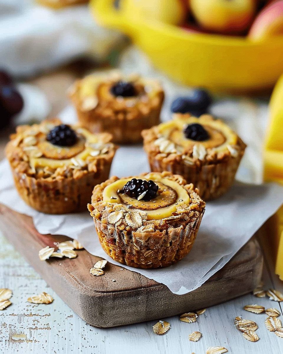 Baked Oatmeal Muffin Cups