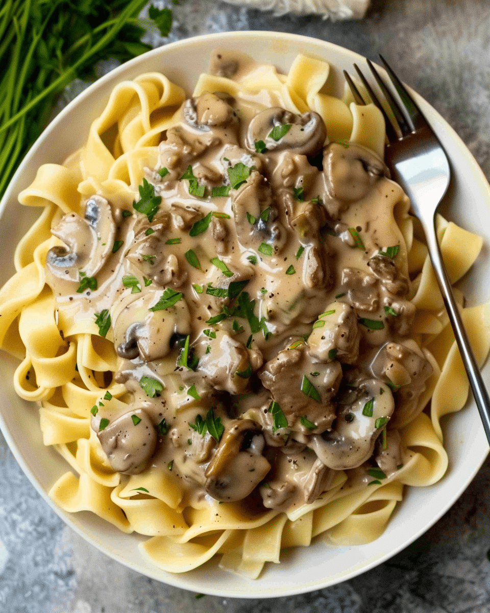 Cheater's Beef Stroganoff