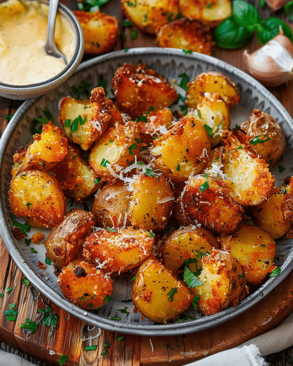 Crispy Parmesan Roast Potatoes