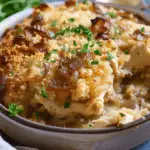 Easy Chicken and French Onion Soup Casserole