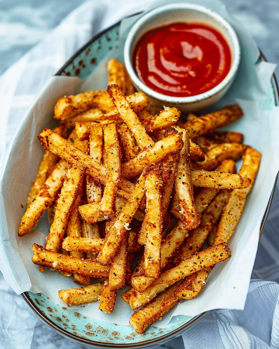 Crispy Air Fryer Jicama Fries