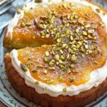Orange-Pistachio Upside-Down Cake