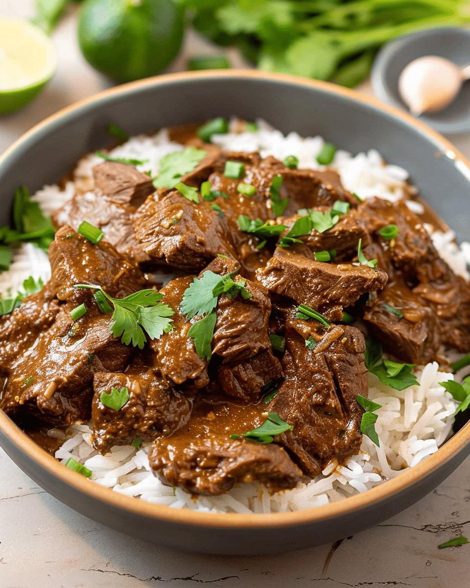 Slow Cooker Beef Rendang