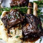 Crockpot Beef Short Ribs with Rich Gravy
