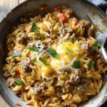 One-Pot Cheeseburger Orzo
