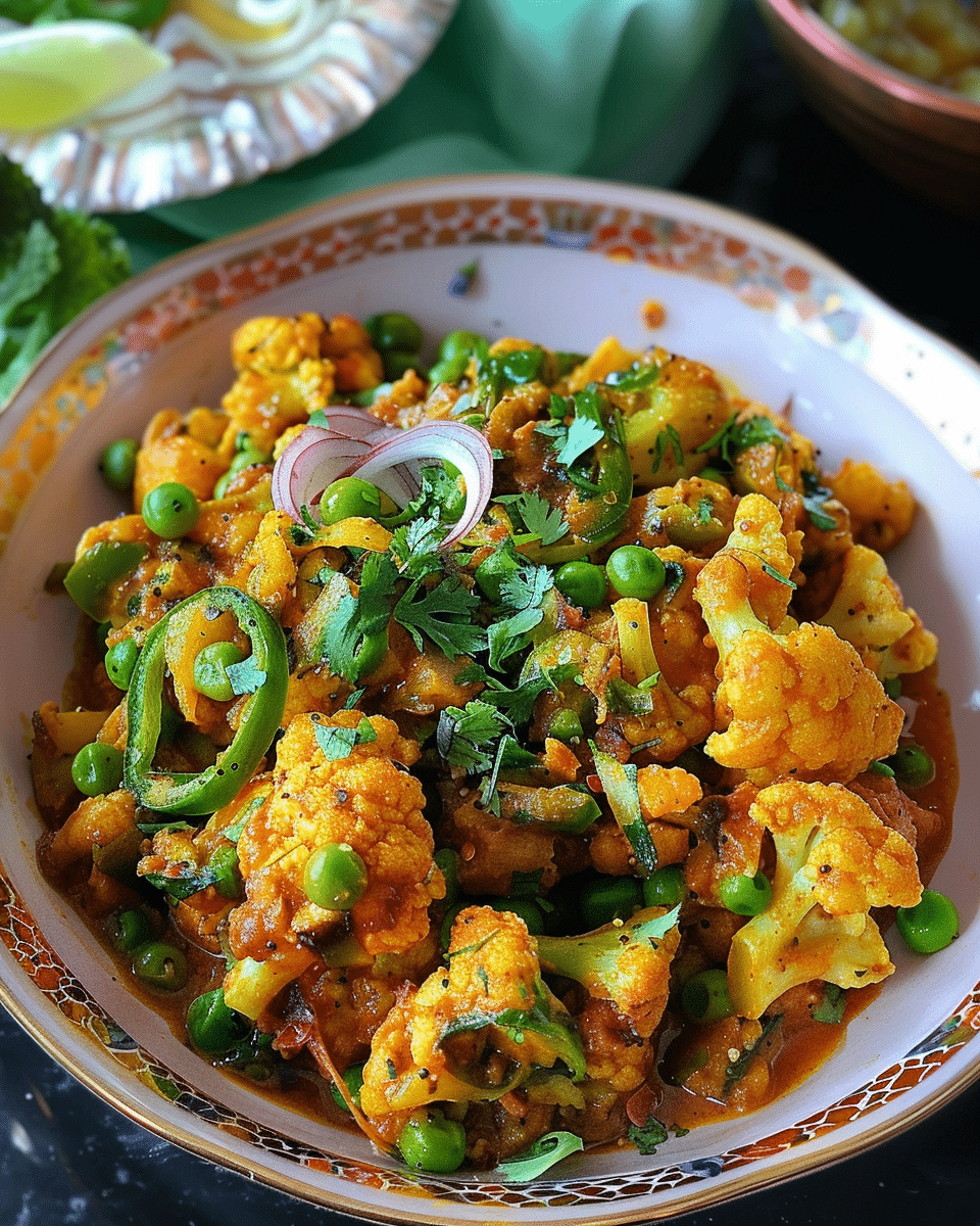 Aloo Gobi Matar Recipe